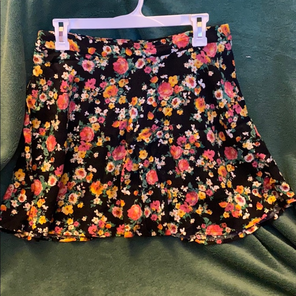 Floral Skater Skirt